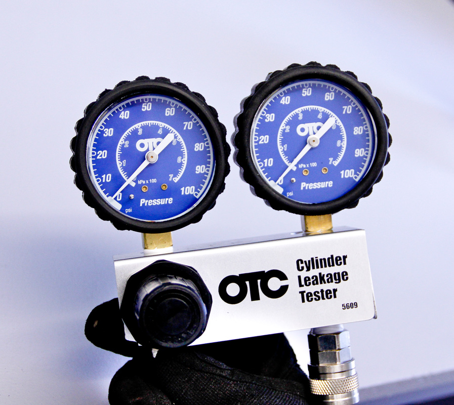 OTC Cylinder Leakage Tester Kit Test Internal Engine Problems Leak Down Tester