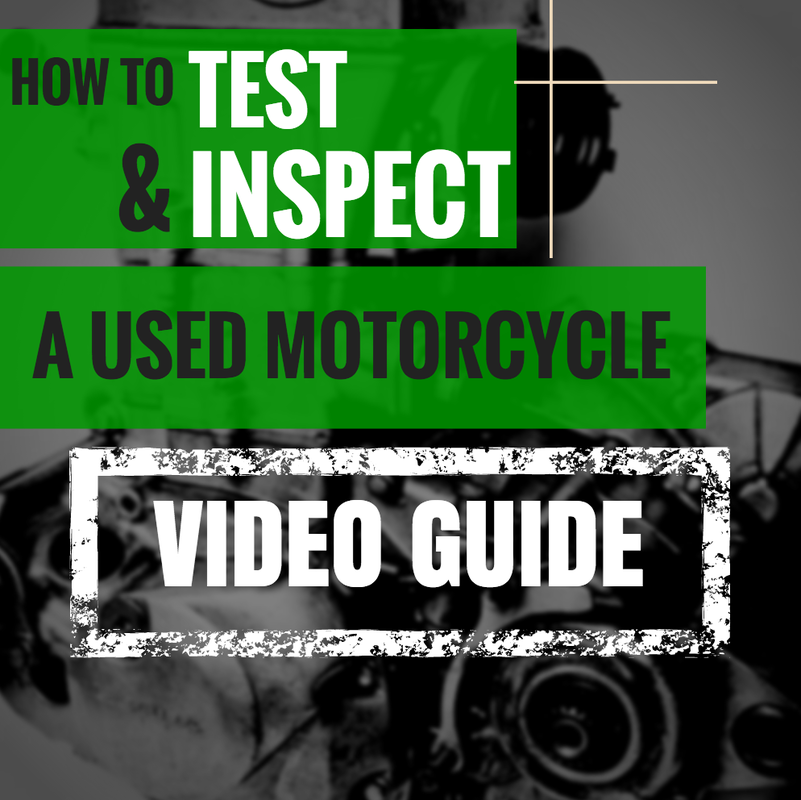 how to test and inspect a used motorcycle video guise