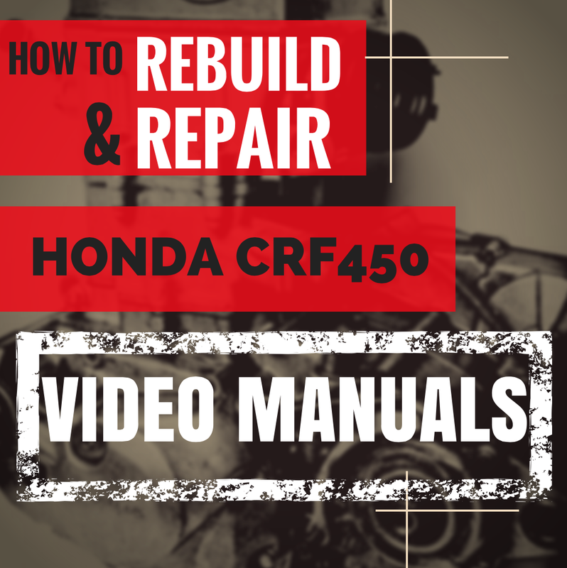 How to rebuild and repair Honda CRF 450 engine