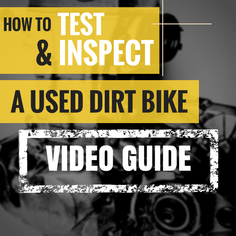 How to test and inspect a used dirt bike video guide