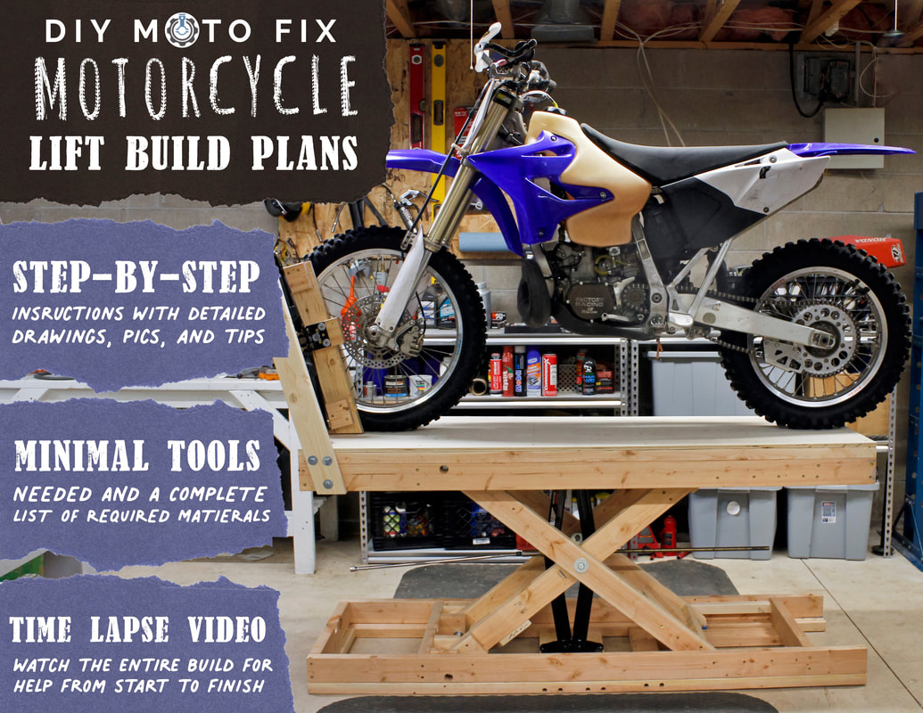 diy motorcycle lift build plans - diy moto fix