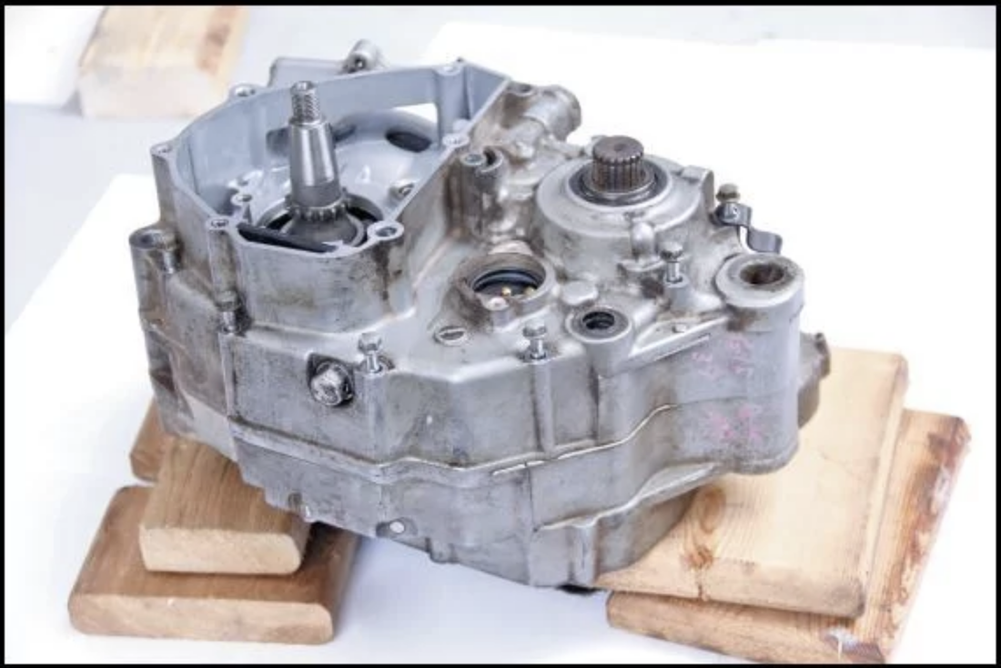 example of crankcases waiting to be split