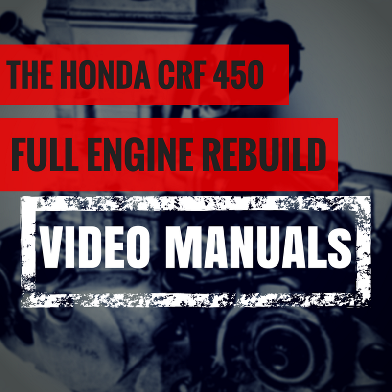 How to rebuild a Honda CRF 450 dirt bike engine yourself
