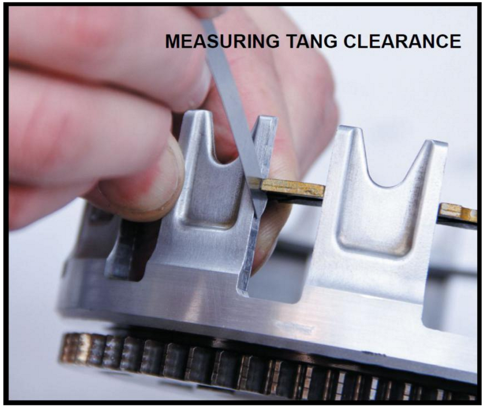 How to measure tang clearance