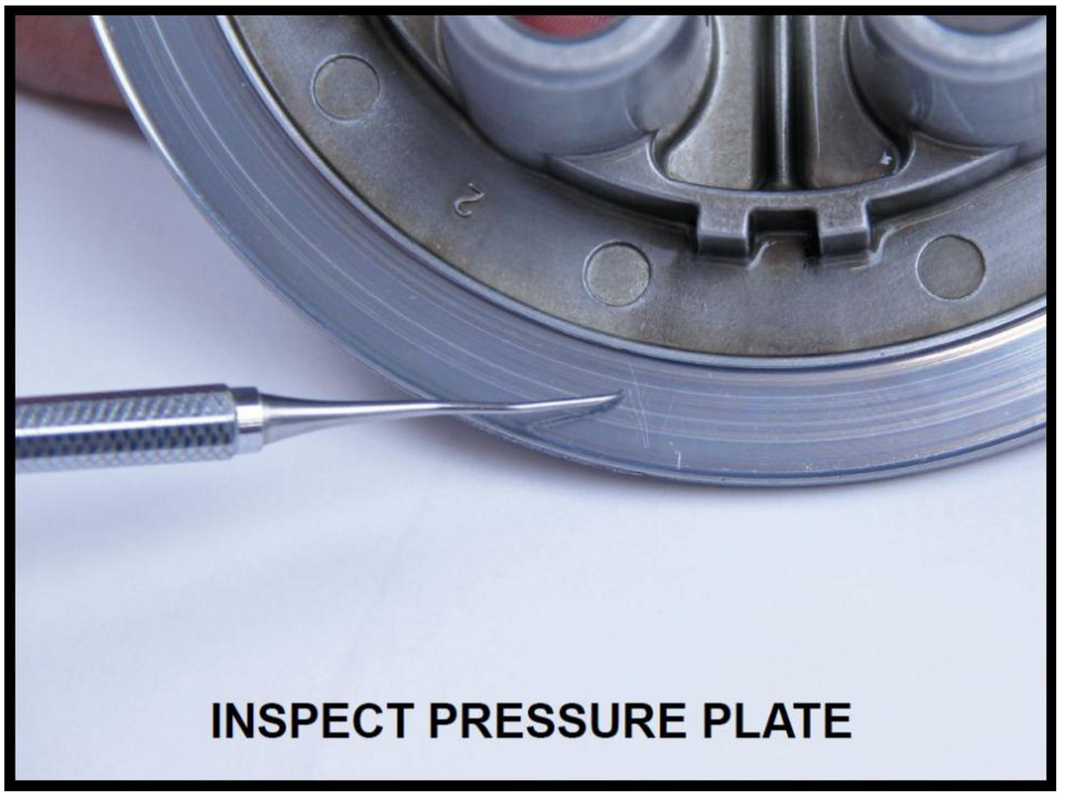 How to inspect pressure plate